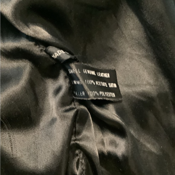 Mens leather bomber jacket - Picture 5 of 6